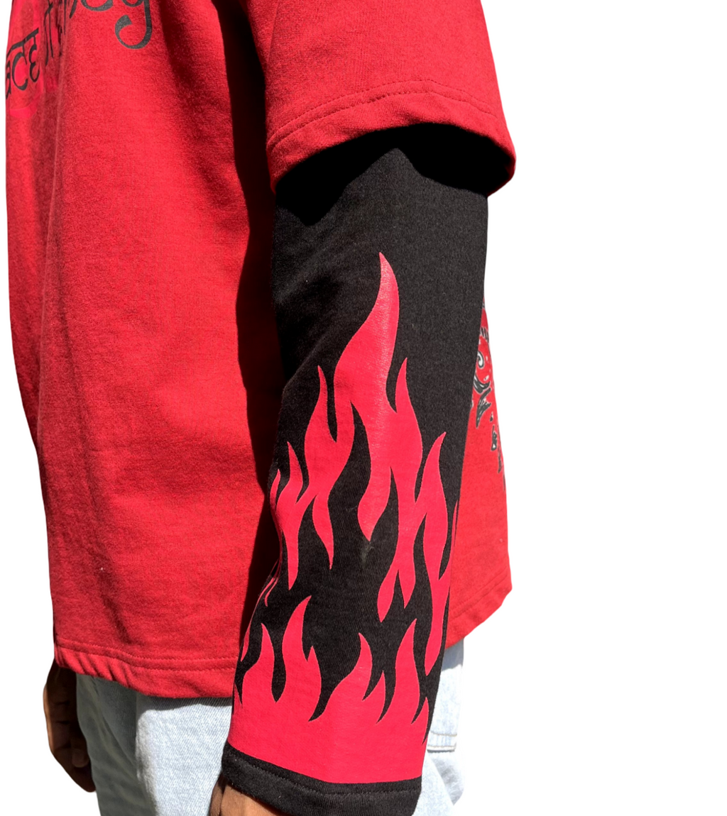 KIRTI MUKH oversized doctor sleeve Tshirt